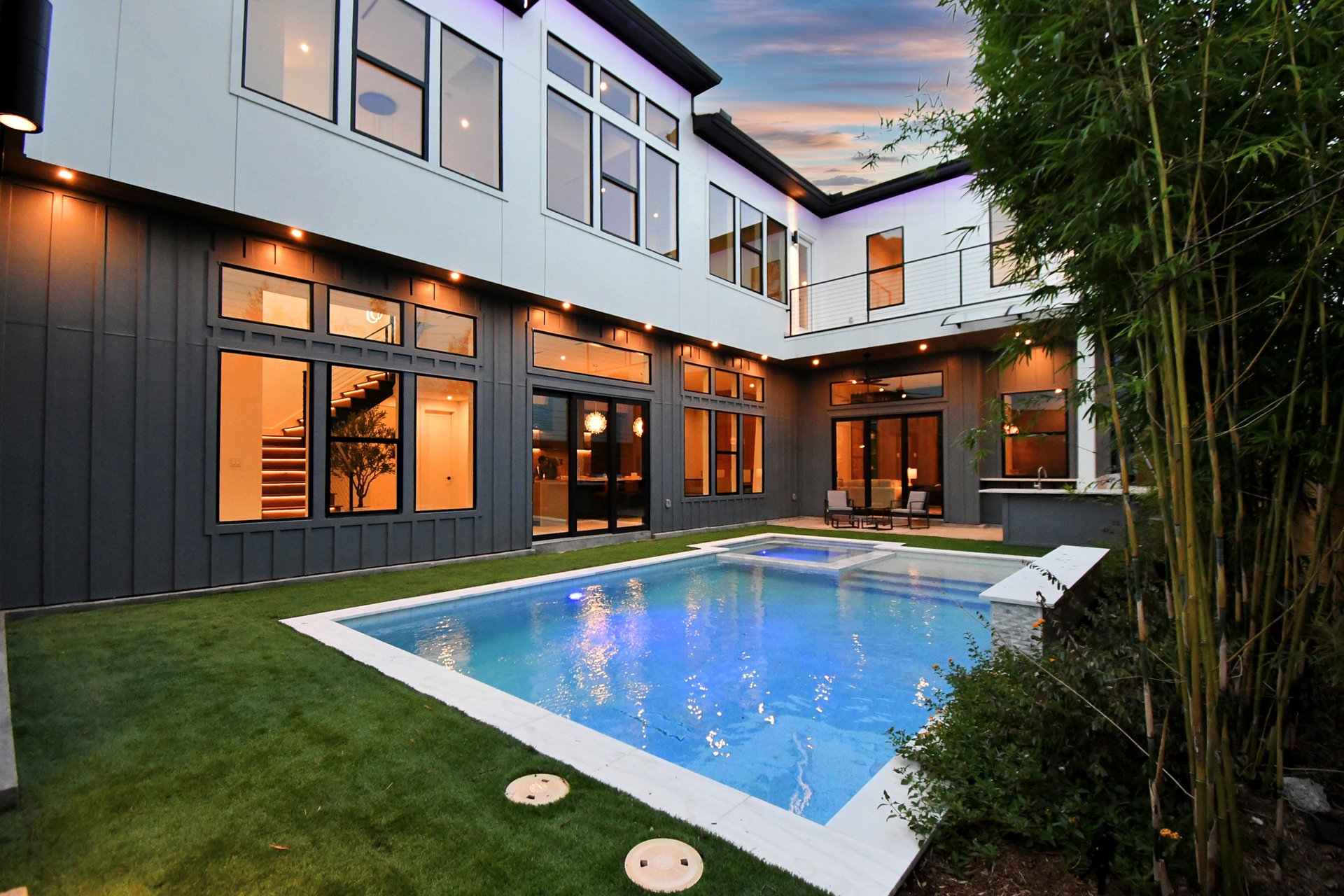 Exterior pool detail