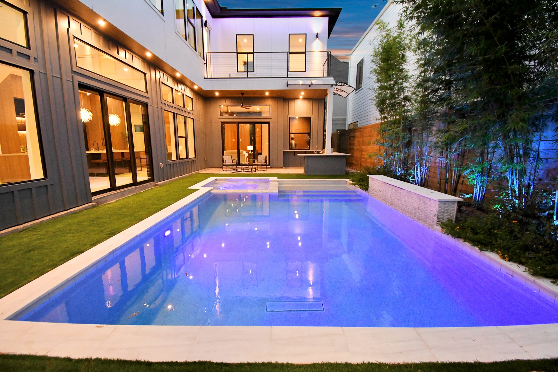 Outdoor entertaining area