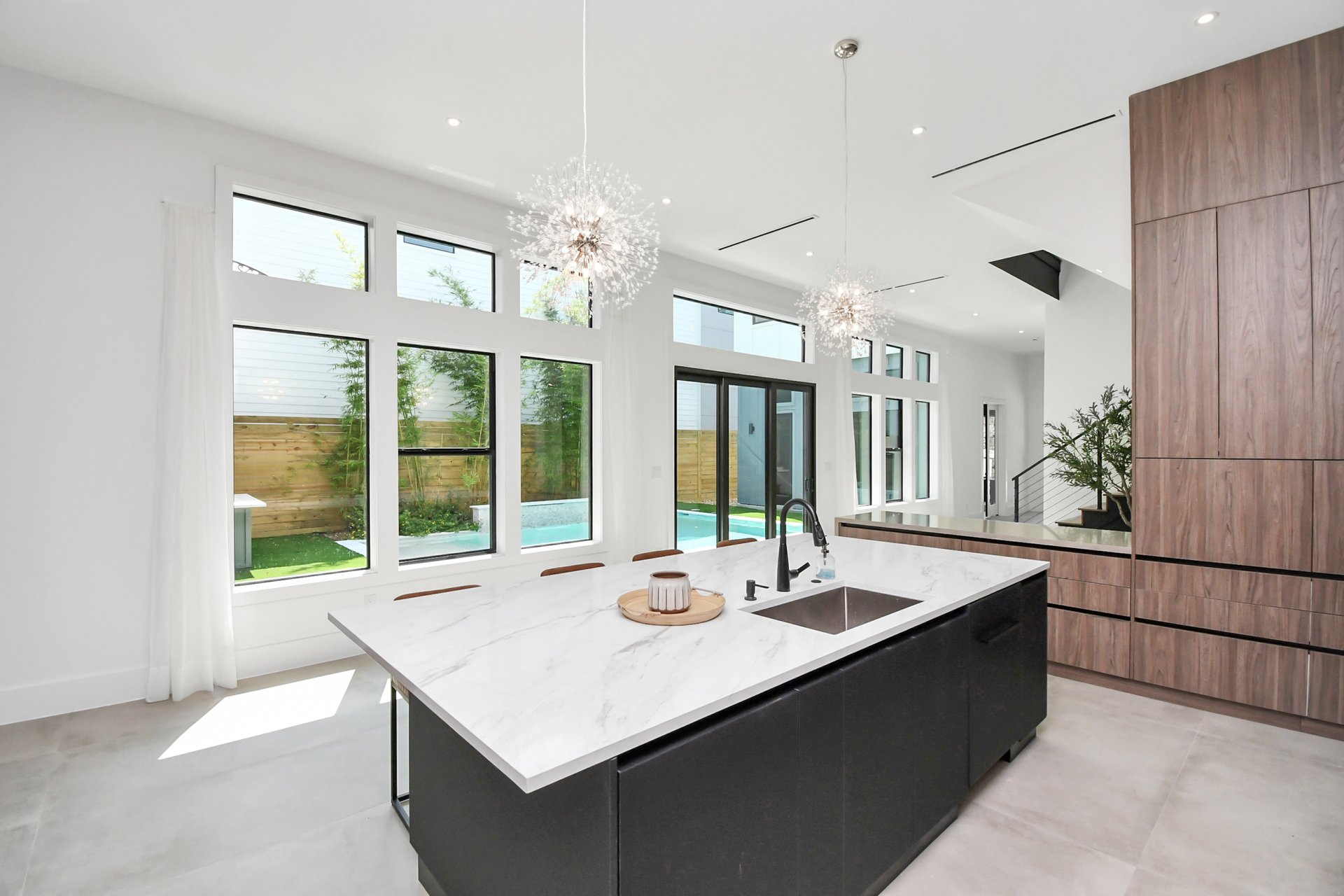 Interior view with natural light